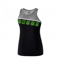 5-C Tanktop schwarz/grau...