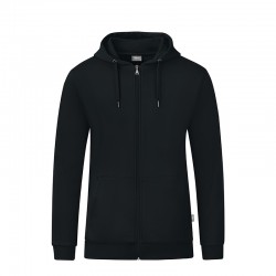 Kapuzenjacke Organic schwarz